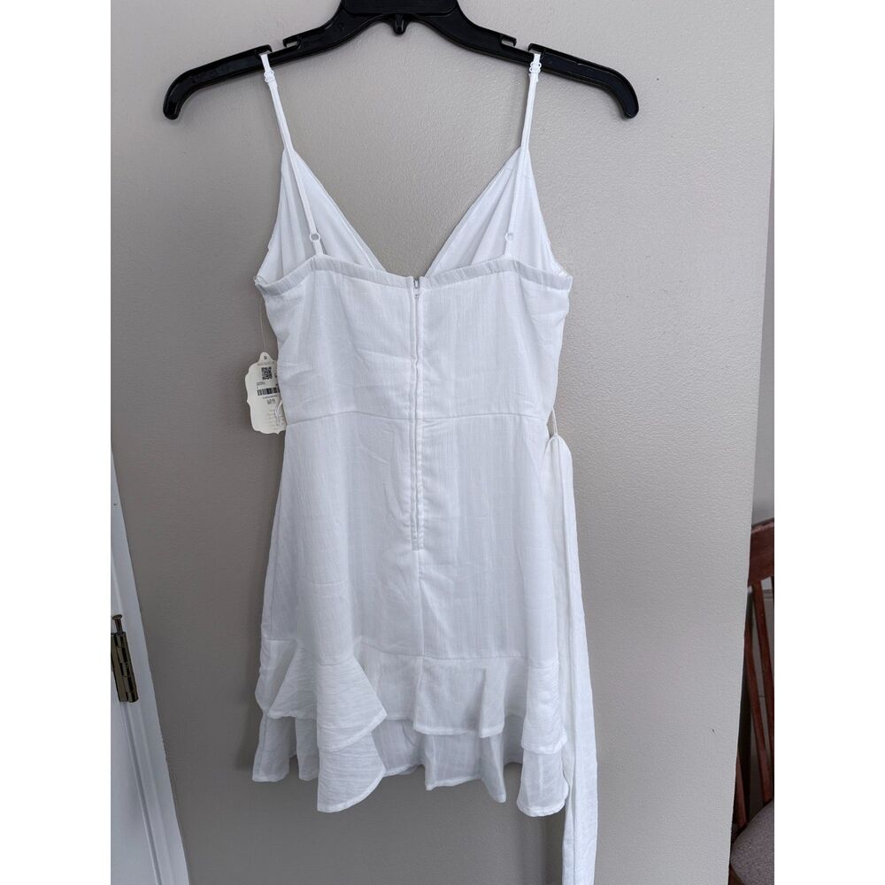 Altar'd State White Ruffle Mini Dress - NWT - Size Small - Picture 2 of 10
